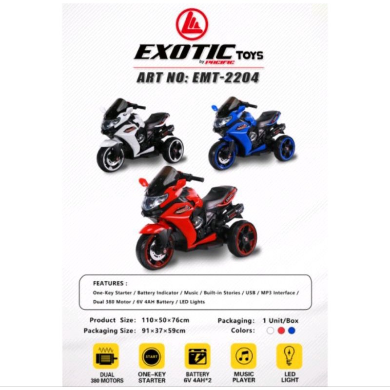 Motor aki Exotic EMT-2203