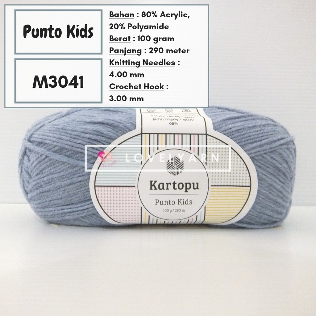 Benang Rajut Kartopu Punto Kids - M3041