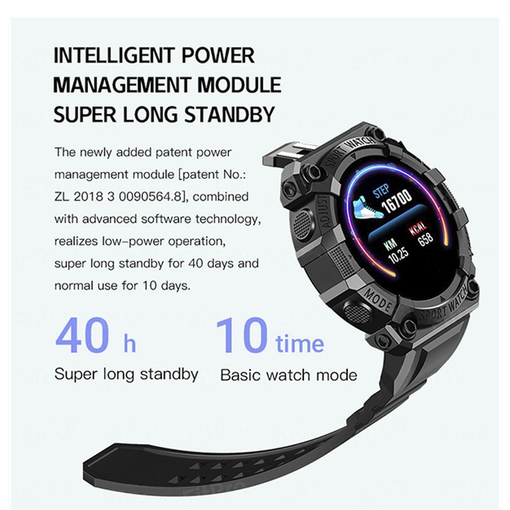 Smartwatch Pria Wanita FD68 Jamtangan Pria Digital astronaut Watch Face Bluetooth Heart Rate