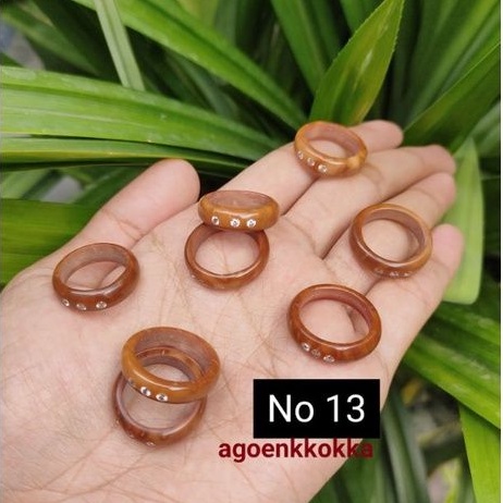 Cincin mata 3 coklat ukuran 13 kokka kaokah