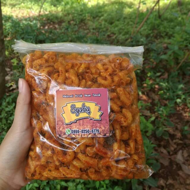 

(250g)Makroni kriuk pedas daun jeruk