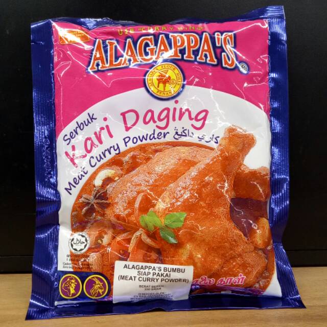 

ALAGAPPA KARI DAGING | SERBUK KARI DAGING 250GR