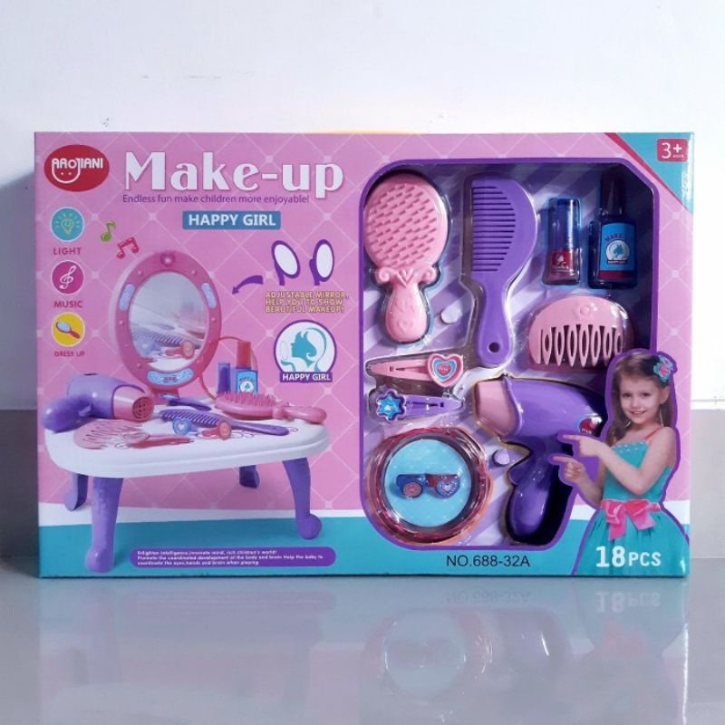 Mainan Meja Rias Set Makeup - Fancy Kit Make Up Anak perempuan Cewek