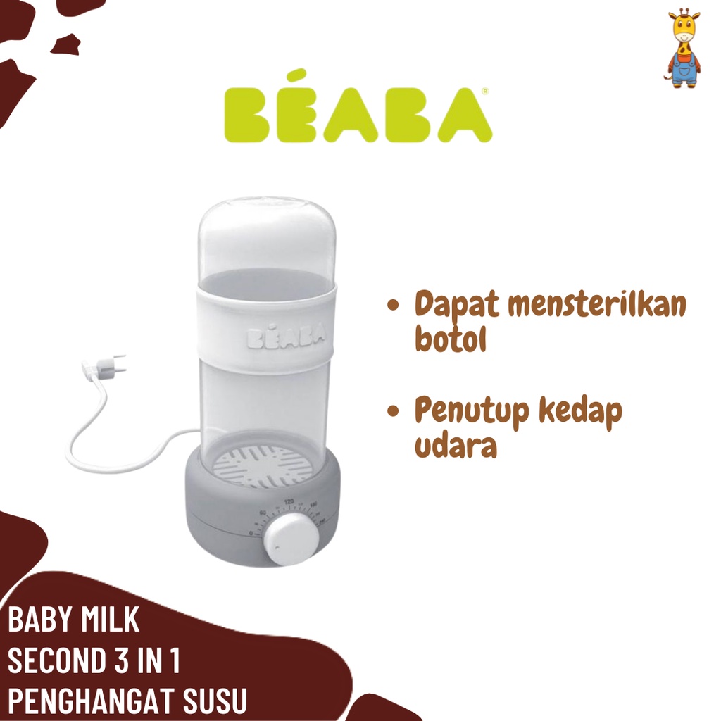 Beaba Baby Milk Second 3 in 1 - Steril Botol - Penghangat Susu