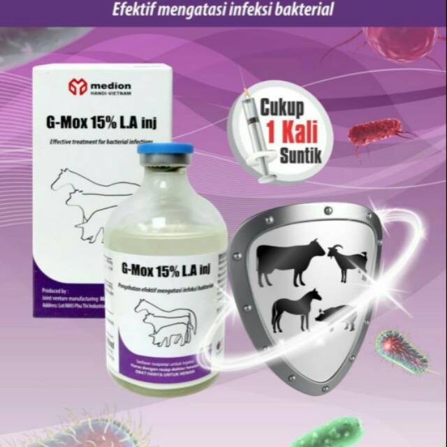 Obat hewan G-Mox 15% LA