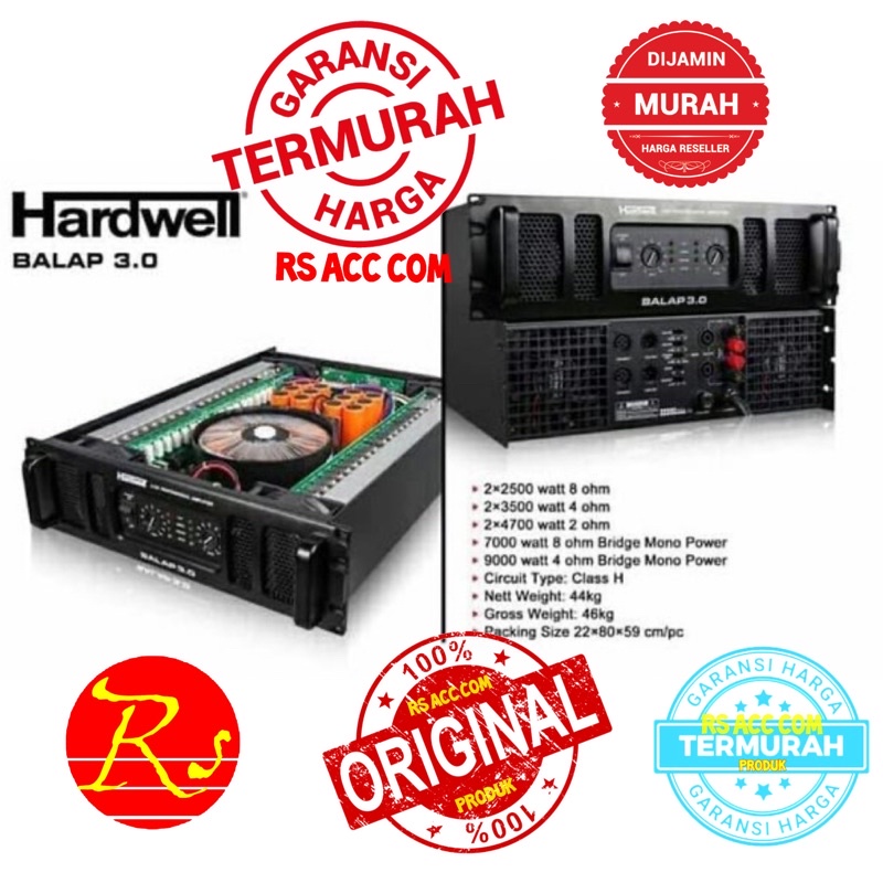 Audio Power Hardwell Balap 3.0 pt Resmi Hardwell