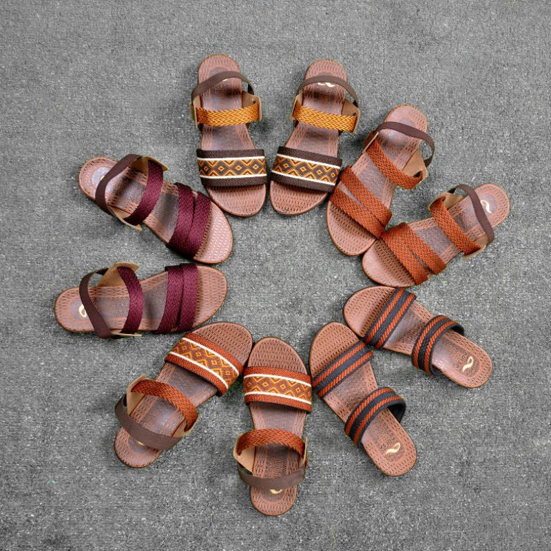 Sandal Wanita Murah || Sandal Model Etnik Toraja || Sandal Slempang Kekinian || Spesial PROMO 7.7