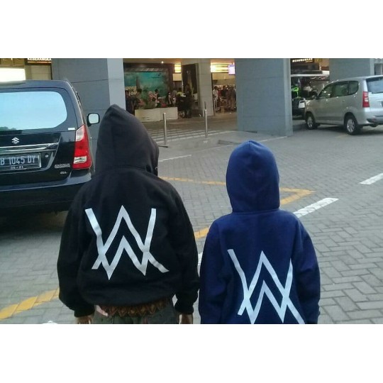 Murah JAKET ALAN WALKER PREMIUM  JAKET HOODIE  JAKET COWOK CEWEK KEREN   Hitam Diskon