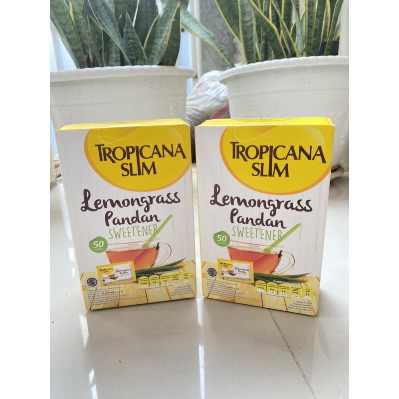 

Tropicana Slim Sweetener Lemongrass Pandan