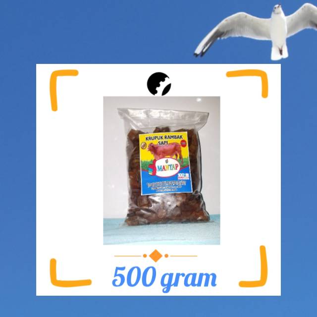 

Krupuk rambak mentah