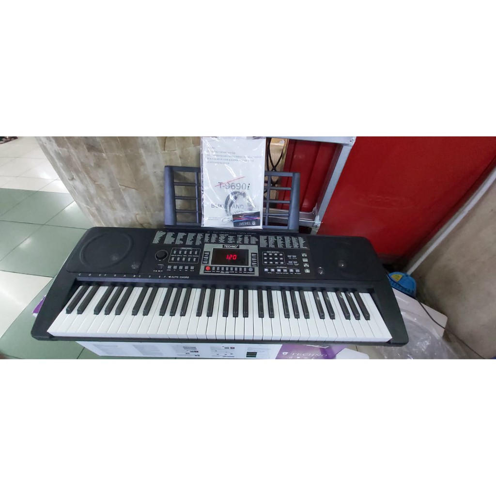 Keyboard piano techno t9690 bluetooth orgen tekno 9690 organ tecno