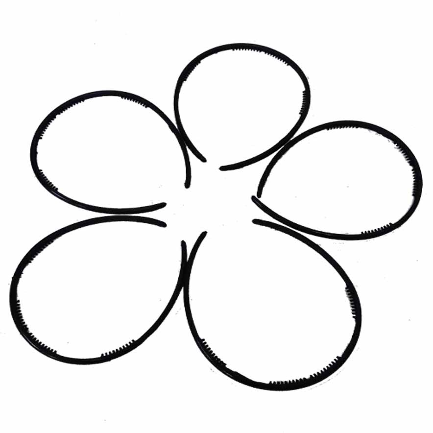 Sekawanmart Bando Lidi / Bando Hitam Berbahan Plastik Lentur TERMURAH!! (031035)