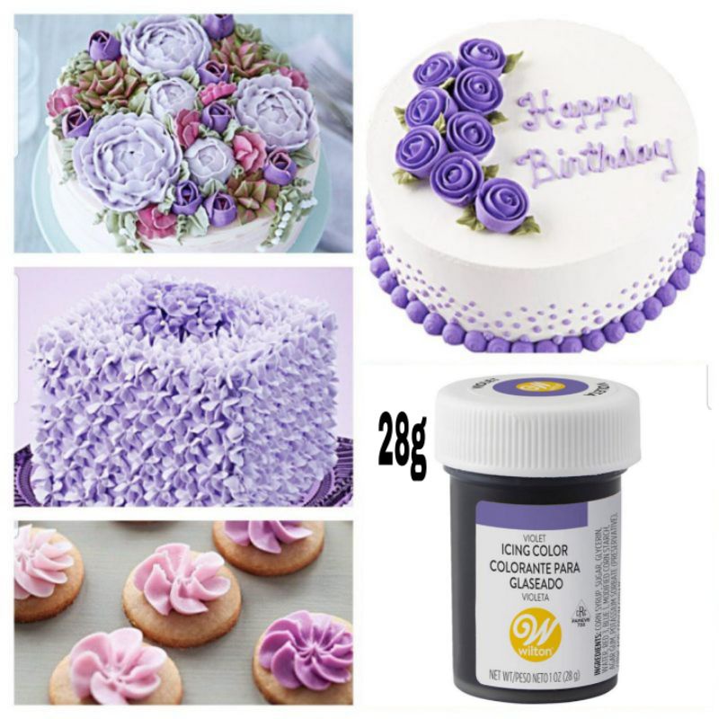 

Pewarna makanan wilton warna violet 28 g food color icing wilton butter cream fondant pewarna kue pewarna cake food color