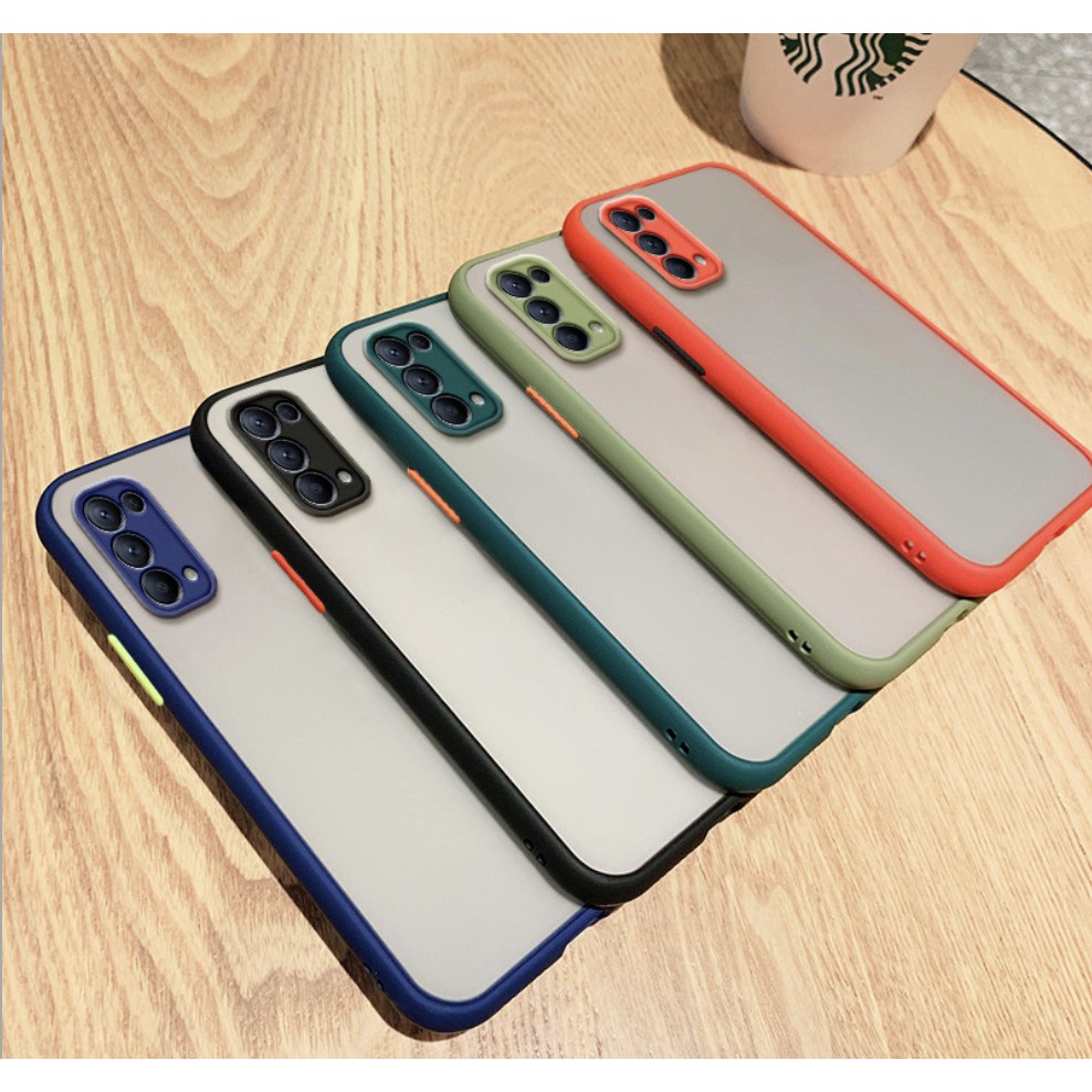 Case Dove Oppo reno 5 Frosted Camera Case Cover