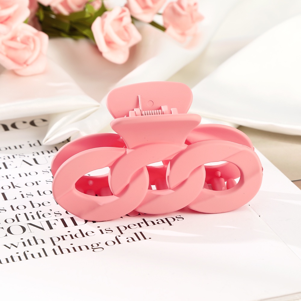 Jepit Rambut Rantai Cakar Warna Permen Gaya Korea Untuk Aksesoris Wanita