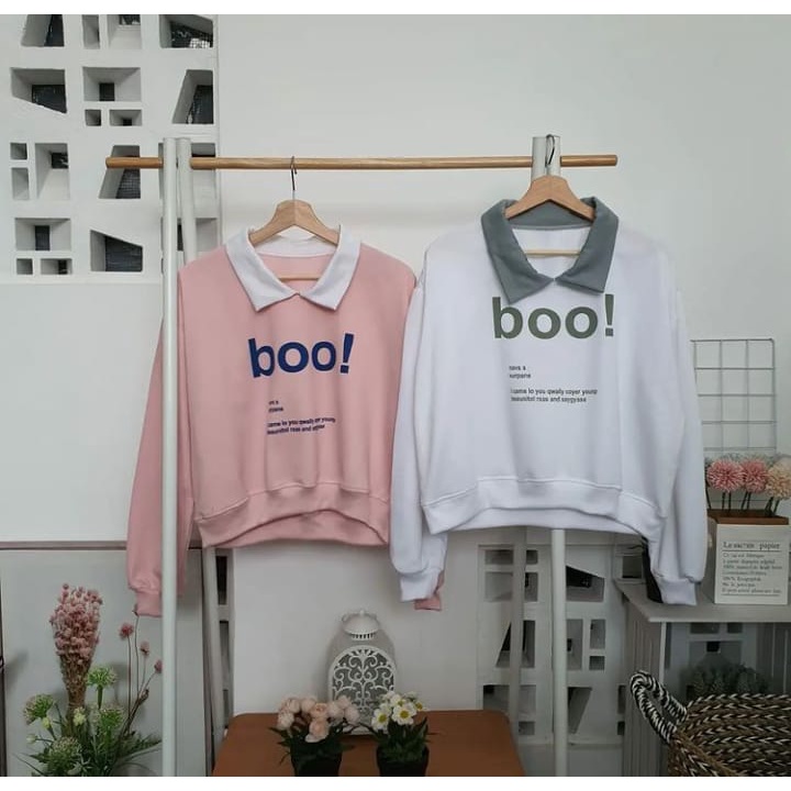 Sweater Wanita Termurah Berkualitas - Boo Colar