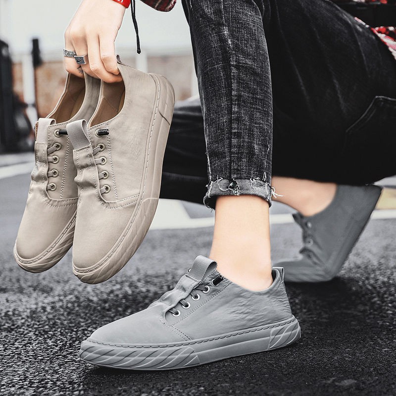 RYX - Basic Vynil Sepatu Slip-On Pria Fashion Casual - Ori Import