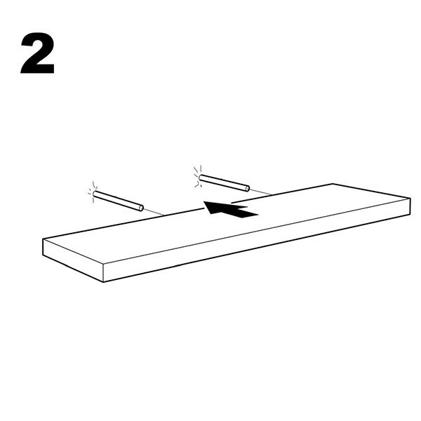 [COD] 3 Warna Ambalan Rak Dinding Minimalis 40 x 12cm