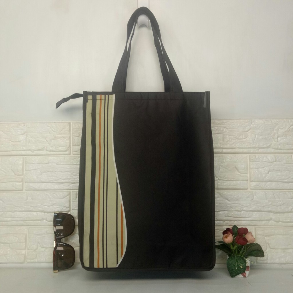 CARRAVELLE -Tas TOTE BAG WANITA RESLETING BUAT BELANJA Bisa Custom Sablon TB 016