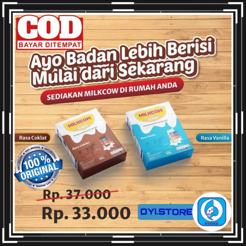 SUSU PENGGEMUK BADAN MILKCOW SUSU MILKCOW COKLAT SUSU MILKCOW VANILA SUSU MILKOW MILK COW PENGGEMUK