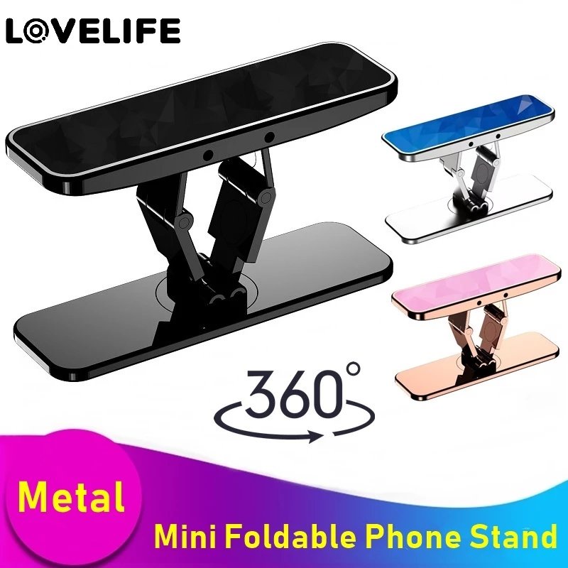 360° Ring Holder Hp / Tablet Universal Bisa Dilipat / Berputar Bahan Alumunium Alloy