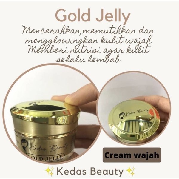 Gold Jelly By Kedas Beauty Perawatan Wajah Glowing Original BPOM