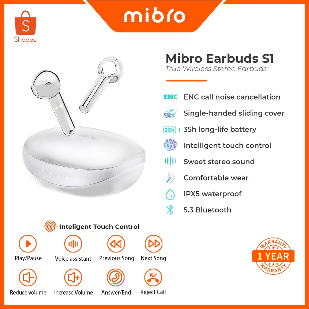 Mibro S1 True Wireless Earbuds