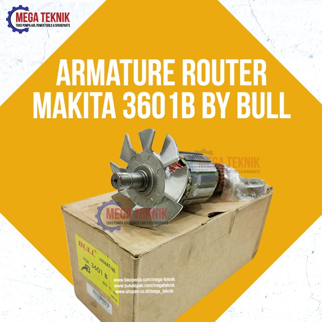 Armature / Angker Mesin Router Profil Besar Kayu Makita 3601B Bull