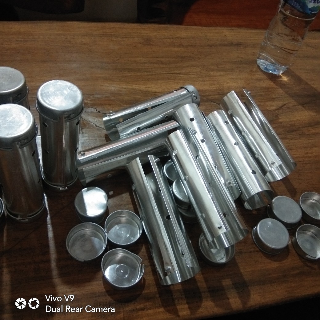 Termurah Promo Cetakan Lontong Aluminium Ukuran 4x15 Kualitas Bagus 1kg Bisa 3 Lusin