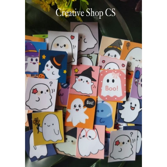 

(ISI 10 STIKER ) STIKER HANTU UNIK / STIKER GHOST LUCU / STIKER KARTUN / STICKER AESTHETIC / STIKER TUMBLR / STIKER LUCU / STIKER CUTE / STIKER GLOSSY