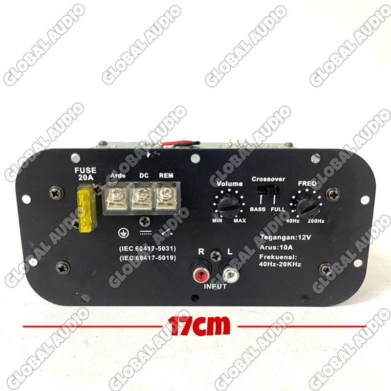 Power kit Subwoofer Active FUSE 20A Jumbo Power Amplifier Mini Fuse20a Mesin Kit Mobil ( Bisa COD )