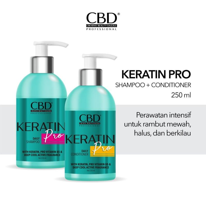 CBD Professional Keratin Pro Daily Shampoo 250ml / Daily Conditioner 250ml