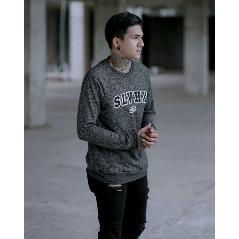 Crewneck Salviohexia Bordir Crewneck Salvio Hexia Crewneck Slvhx Twotone