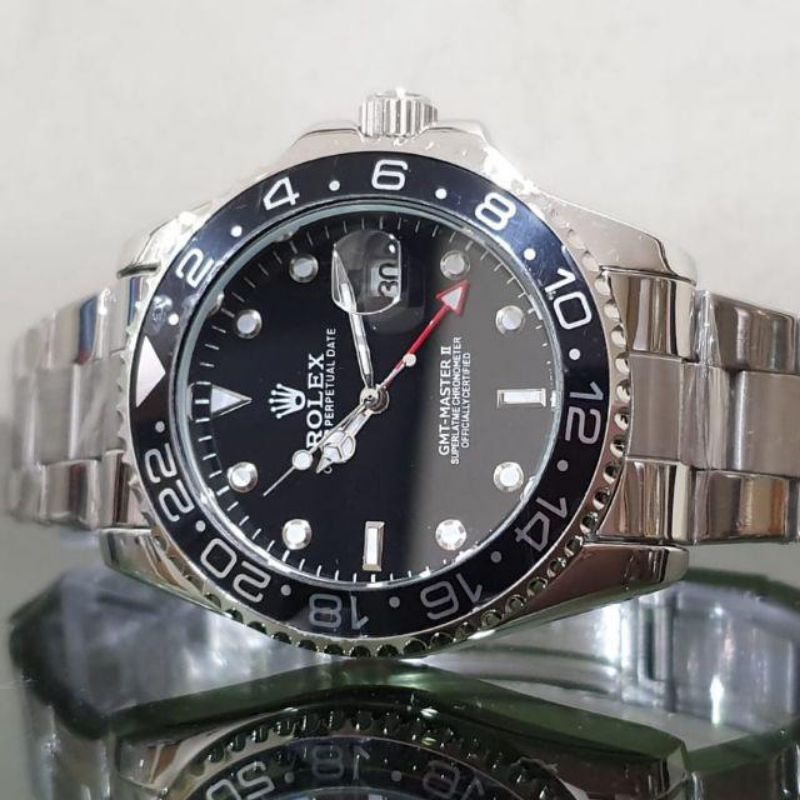 jam tangan pria Rolex submariner rantai steel