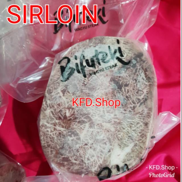

SIRLOIN WAGYU STEAK BIFUTEKI 1KG