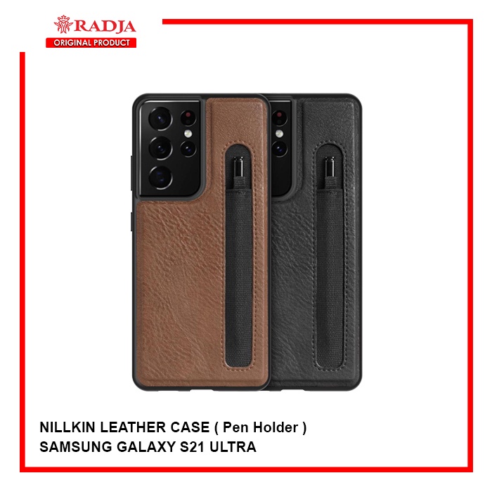 Nillkin Aoge Leather S Pen Holder Hardcase Samsung Galaxy S21 Ultra _ ORI