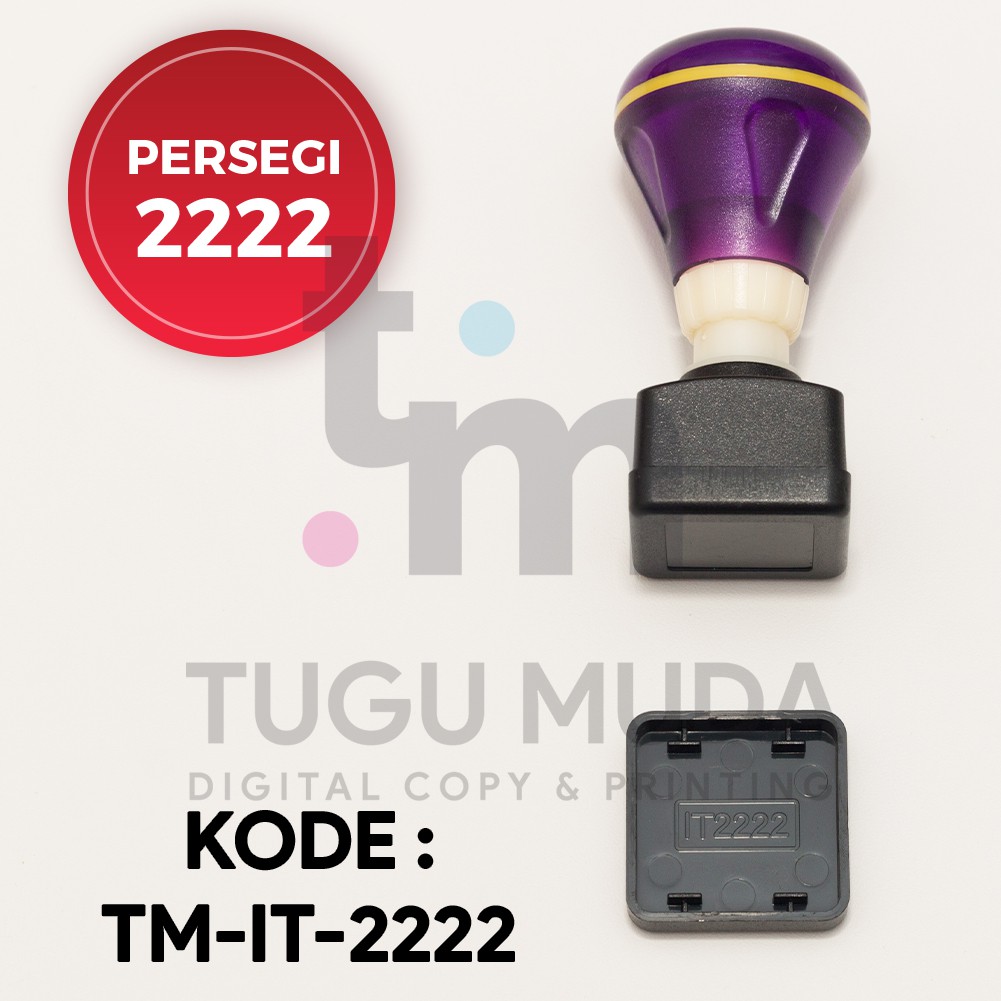 

GROSIR Gagang Stempel Flash Stamp PERSEGI 2222 (22x22mm) -TM-IT-2222