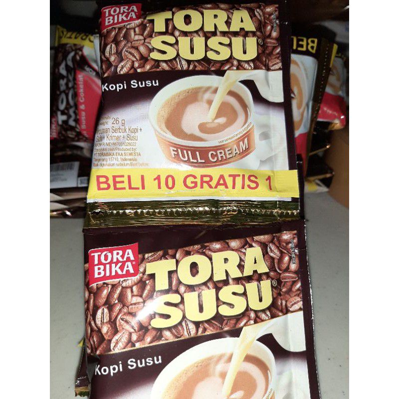 TORABIKA KOPI SUSU / TORA MOKA / Torabika creamy latte 1 Renceng isi 10