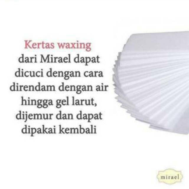 Kertas waxing Harga Per 1 lembar