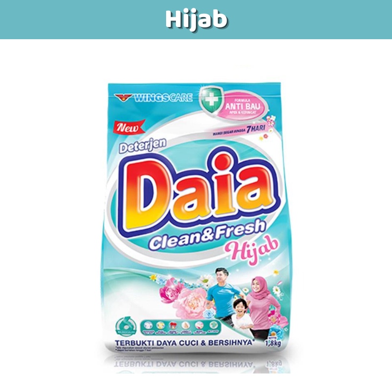 Daia Powder Detergent Bag 1,8kg