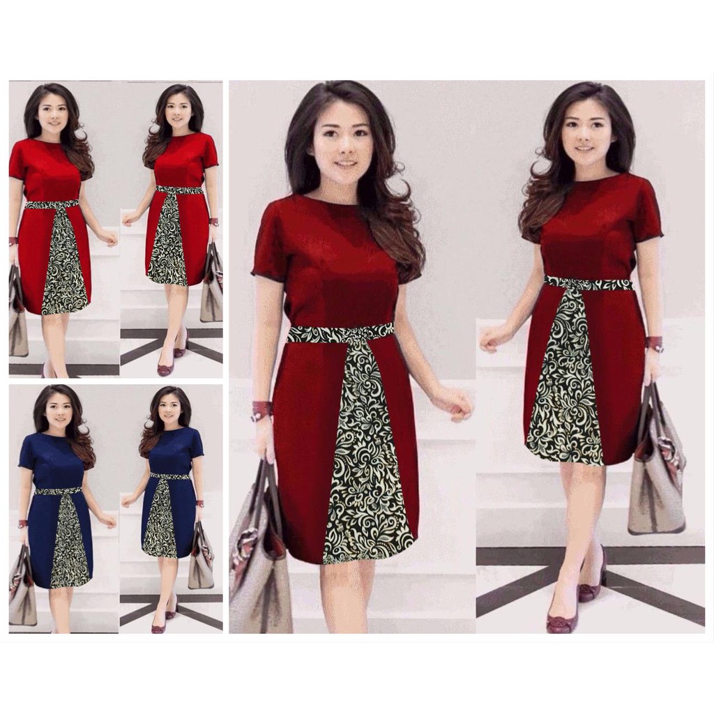 Kebaya Modern Hijab Wisuda Muslim Remaja Kartininan Kondangan Maroon