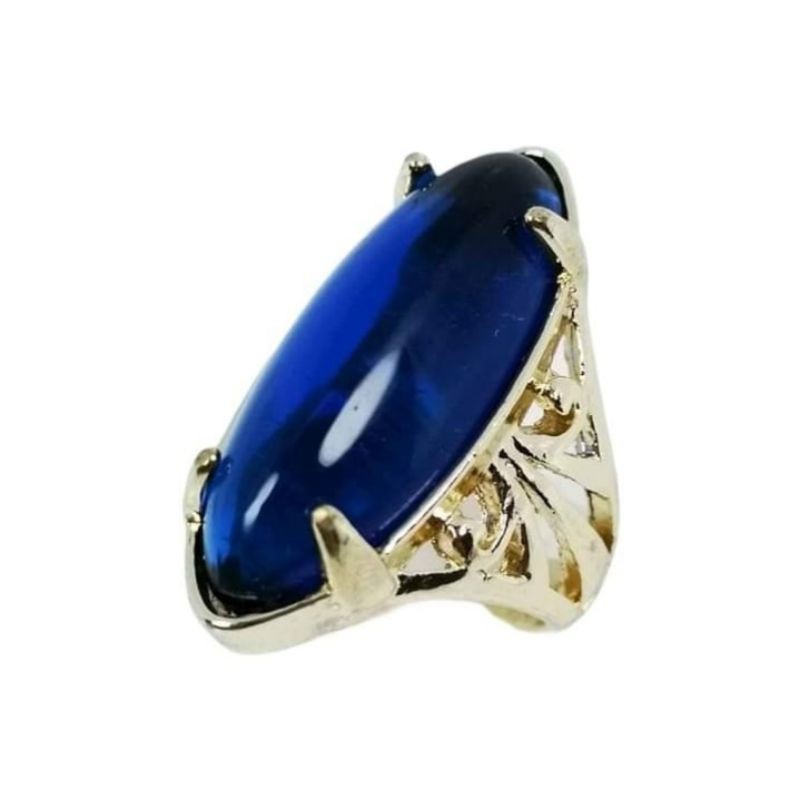 BATU CINCIN AKIK  ROYAL BLUE KING SAPHIRE PANDAN KRISTASL