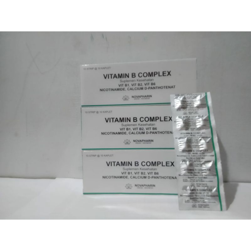 Jual Vitamin B Complex 10's Kaplet | Shopee Indonesia