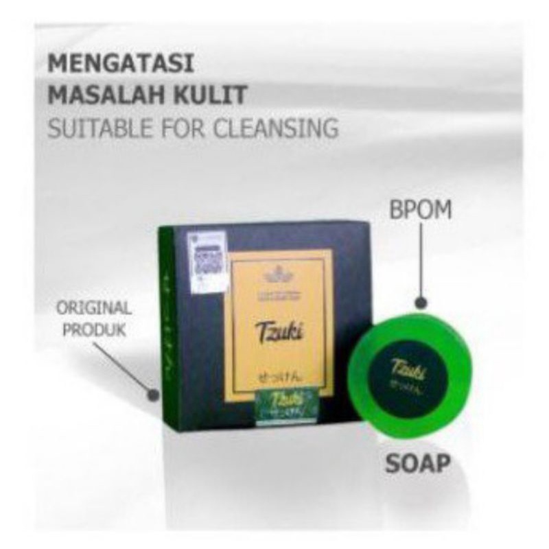 SABUN TZUKI ASLI 100% ORIGINAL TZUKI SOAP ORIGINAL BPOM