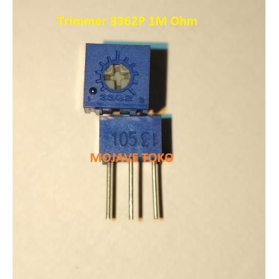 Trimmer 1M Ohm 3362P P/N: 3362P-1-105 Mojav22 Juara