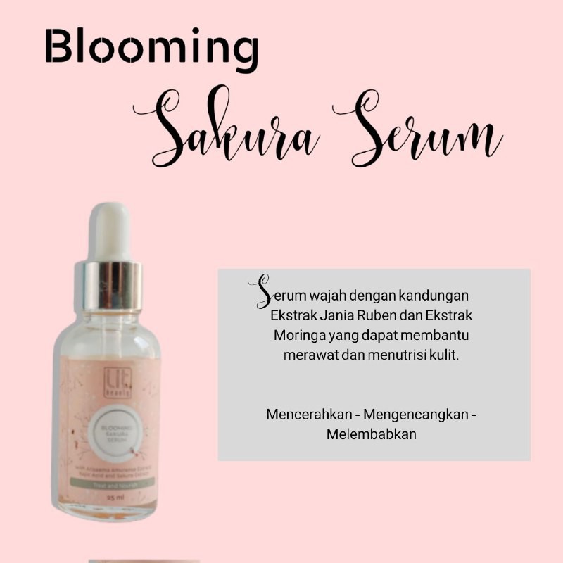 LIT BEAUTY BLOOMING SAKURA SERUM
