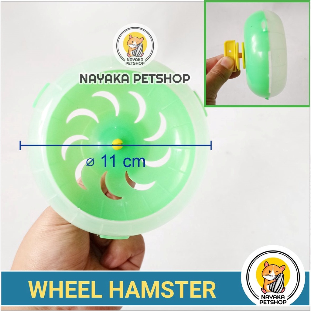 Kincir Hamster Gantung Mainan Roda Wheel Rolling