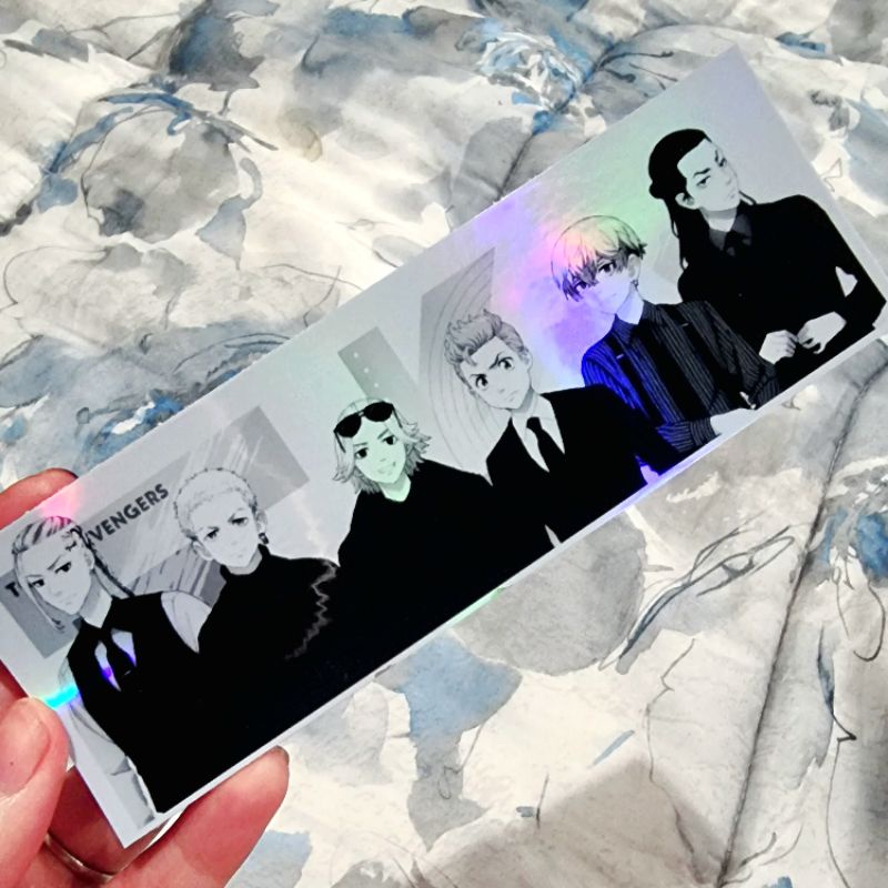 

Tokyo Revengers slab stiker holo Waterproof Anti Air Tokrev hologram anime sticker toman manji gang