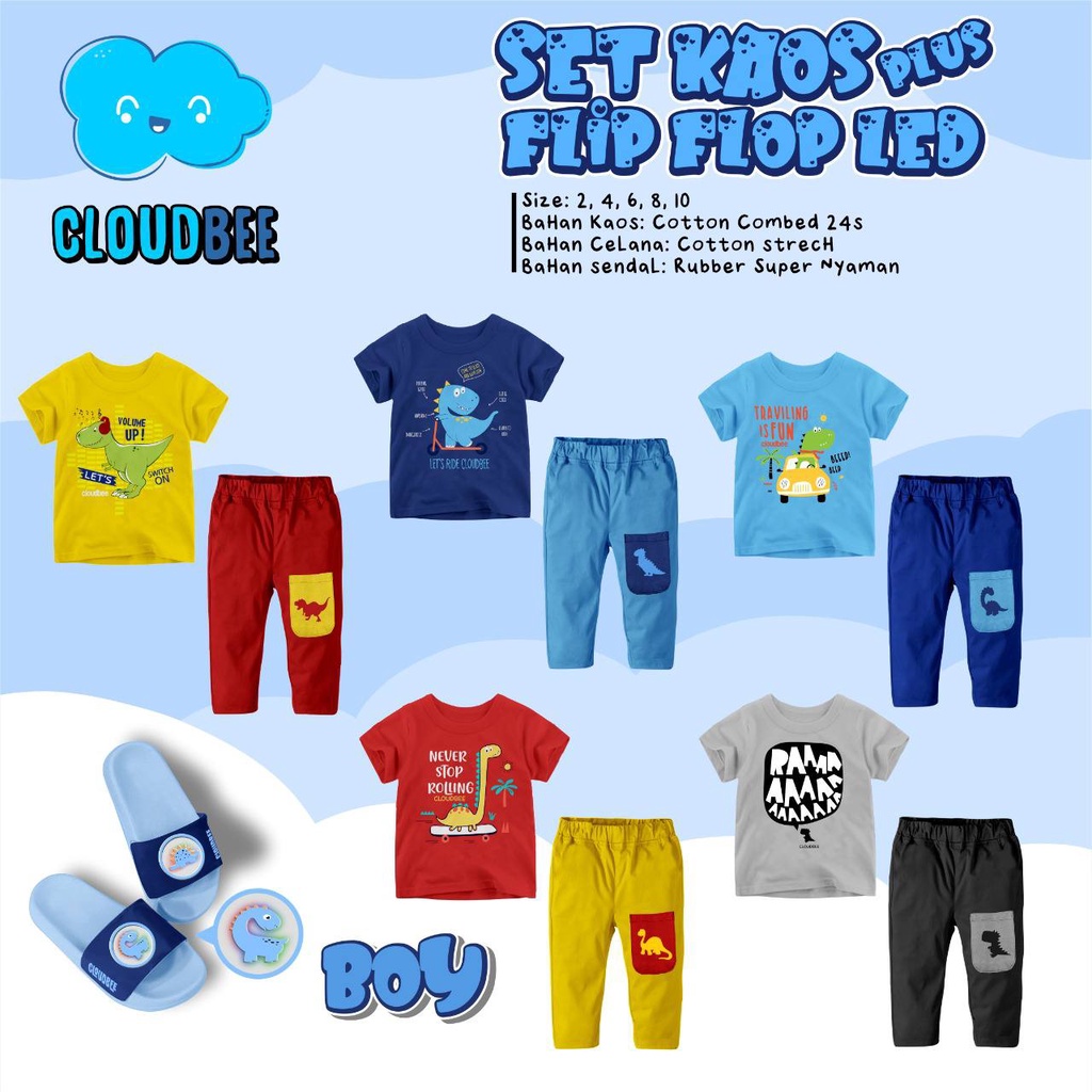 Set Kaos plus Flip Flop LED Cloudbee