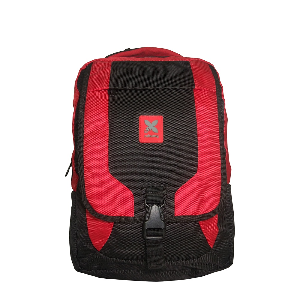 Tas Ransel Subway Original Backpack Wanita Merah